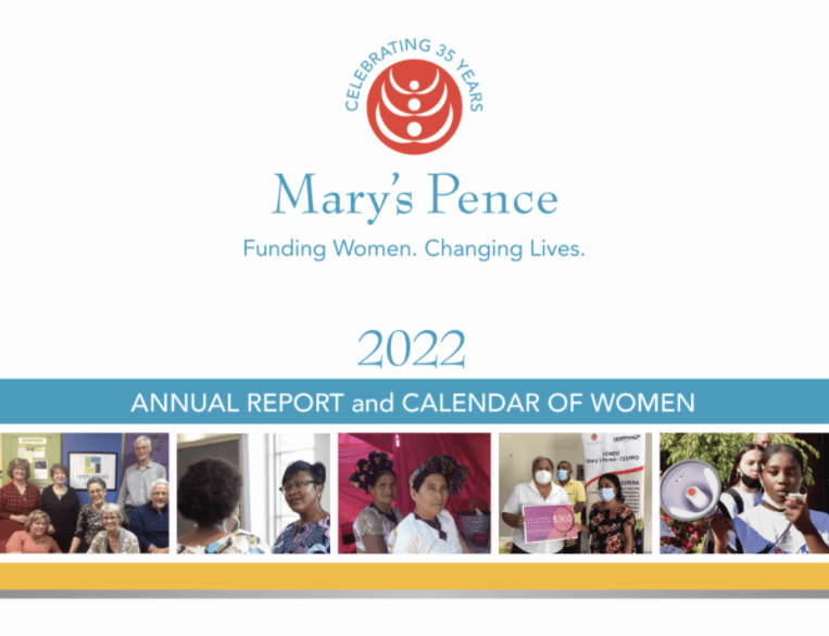 Cover of Mary's Pence 2022 Calendar